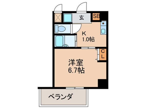 サンガ梅田の物件間取画像